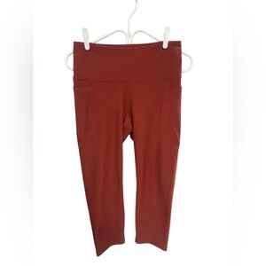 Old Navy Rusty Orange High-Waisted Leggings